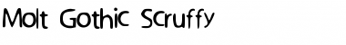Molt_Gothic_Scruffy Font