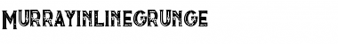 Murray inline grunge Font