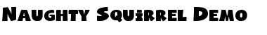 Naughty Squirrel Demo Font