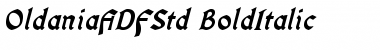 Oldania ADF Std Bold Italic Font