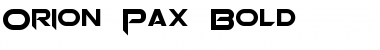 Orion Pax Font