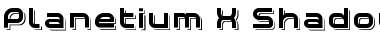 Planetium-X Shadowed Demo Regular Font