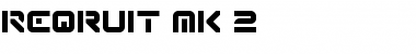 Reqruit Mk 2 Regular Font