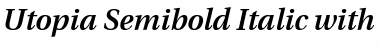 Utopia SC Bold Italic Font