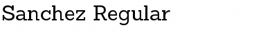 Sanchez Regular Regular Font