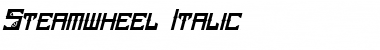 Steamwheel Italic Font