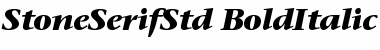 ITC Stone Serif Std Bold Italic