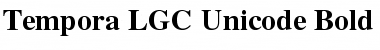 Tempora LGC Uni Bold Font