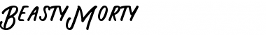 Download Beasty Morty Font