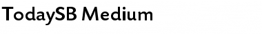 TodaySB-Medium Regular Font