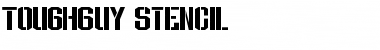 ToughGuy Stencil Font