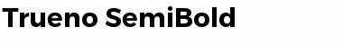 Trueno SemiBold Font