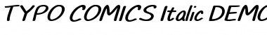 Download TYPO COMICS Italic DEMO Font