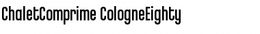 ChaletComprime-CologneEighty Font