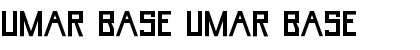 Umar Base Umar Base Font