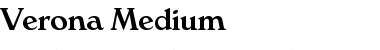 Verona-Medium Regular Font