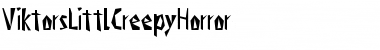 Download Viktors Littl Creepy Horror Font