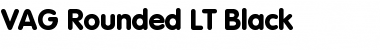 VAGRounded LT Light Bold Font