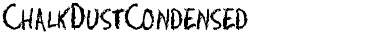 ChalkDustCondensed Regular Font