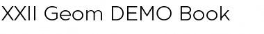 XXII Geom DEMO Font