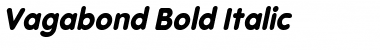 Vagabond Bold Italic Font