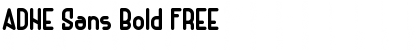 ADHE Sans Bold FREE Font