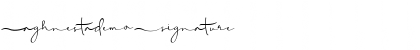 Aghnestademo Signature Font