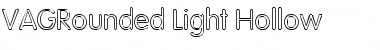 VAGRounded-Light Hollow Regular Font