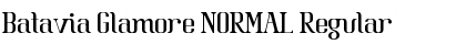 Batavia Glamore NORMAL Regular Font