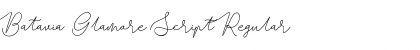 Batavia Glamore Script Font
