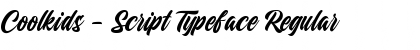 Coolkids - Script Typeface Font