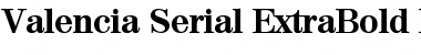 Valencia-Serial-ExtraBold Regular Font