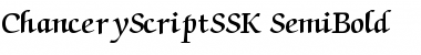 ChanceryScriptSSK SemiBold Font
