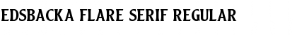 Edsbacka Flare Serif Font