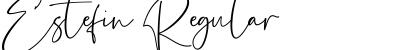 Estefin Regular Font
