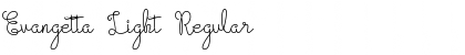 Evangetta Light Regular Font