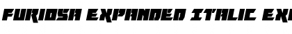 Furiosa Expanded Italic Font