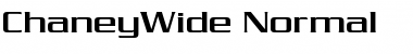 ChaneyWide Normal Font