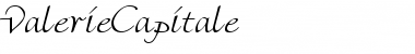 ValerieCapitale Regular Font