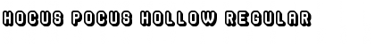 Hocus Pocus Hollow Font