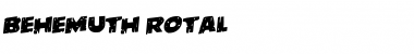 Download Behemuth Rotalic Font