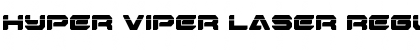 Hyper Viper Laser Font