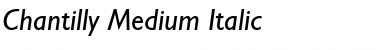 Chantilly-Medium Italic Font