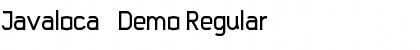 Javaloca - Demo Regular Font