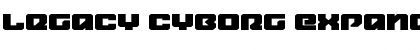 Legacy Cyborg Expanded Font