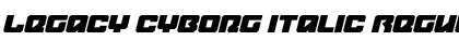 Legacy Cyborg Italic Regular Font