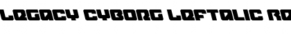 Legacy Cyborg Leftalic Font