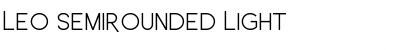 Leo SemiRounded Light Font