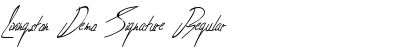 Livingston Demo Signature Font