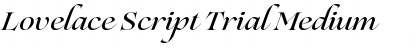 Lovelace Script Trial Font